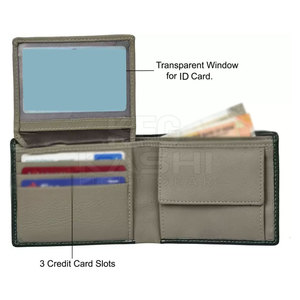 Elegante Cartera Larga de Cuero Genuino con Cierre Abierto, Forro de PVC, Material Suave de Primera Calidad para una Sensación Cómoda, Múltiples Ranuras para Tarjetas y Efectivo - Product Image 2