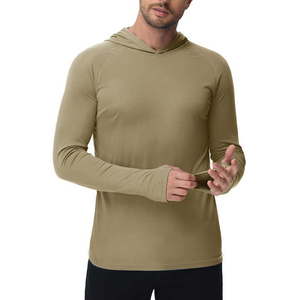 High Quality Unisex Plus Size Long Sleeve Hoody <b>Fishing</b> <b>T</b>-<b>shirts</b> Spandex/polyester Upf50 Anti-bacterial Camouflage Moisture - Product Image 4