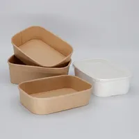 Individuelle Logo-Fensterboxen für Lebensmittel Takeaway-Verpackung für BBQ Lieferung von Tür zu Tür für den Globalen Markt Schnelle Lieferung Langlebig
