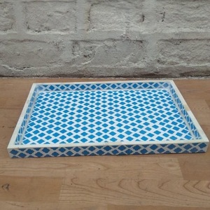 Luxury Handmade Eco-Friendly Bone Inlay Feng Shui Tray Elegant Decorative Design Premium Quality Home Kitchen Serving Hot - Product Image 6