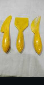 Handmade Resin Long Handle <b>Mirror</b> Polish Serving Spoon Cheese Spreader Butter Cutter Eco-Friendly Dishwasher <b>Microwave</b> Safe - Product Image 1