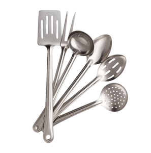 Dishwasher Safe Heat Resistant <b>stainless</b> <b>Steel</b> 4 Pcs Cooking Spoons Modern <b>Kitchen</b> <b>Utensils</b> Set At Low Budget - Product Image 4