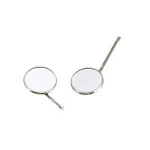Juego de Espejos Dentales de 10 Piezas con Mango Roscado Plateado, Instrumento Quirúrgico Clase I - Product Image 2