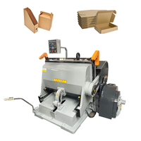 Excellent prix boîte de papier en carton découpe manuelle rainage main chargeur carton fabrication Machine faisant boîte en carton