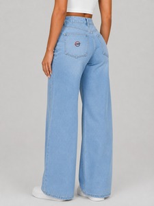 Women Bootcut <b>Denim</b> Pants Mid Rise <b>Stretch</b> Blue Jeans Classic Casual Fashion Trousers for Daily Wear Office and Weekend Style - Product Image 5