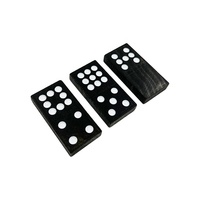 Set domino in legno doppio 9 per divertimento e intrattenimento
