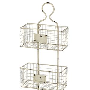 Cesta Colgante de Pared de Hierro de Diseño Personalizado para Venta al por Mayor, Decoración del Hogar, Accesorios de Jardín y Colección de Regalos - Product Image 1