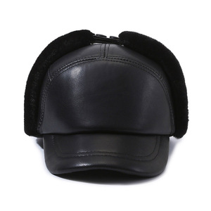 Outdoor Sports Leather <b>Cap</b> Adjustable Buckle Soft Durable Stylish Unisex Hat for Travel <b>Hiking</b> Cycling Sun Protection Breathable - Product Image 2