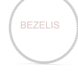 Collier de diamants marquise cultivés en laboratoire, chaîne tennis en diamants EF VVS VS CVD, bijoux en diamants créés en laboratoire de haute qualité - Product Image 3