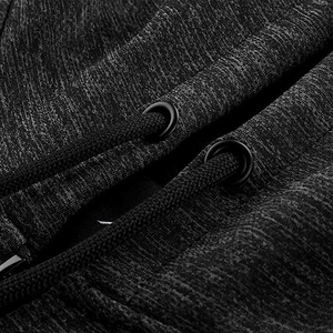 Sudadera con Capucha y Cremallera para Hombre, Color Sólido, Corte Regular Informal, para Otoño, Material de Poliéster Tejido de Felpa - Product Image 4