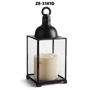 Farol de Metal Cuadrado de Alta Calidad, Estilo Vintage, Decoración para el Hogar, Hecho a Mano, Impresión Digital, Zahid Exports - Product Image 1
