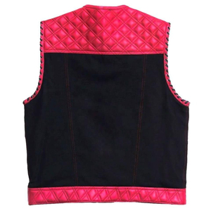 Chaleco sin Mangas con Cuello en V y Cierre de Botones, Color Sólido, Tejido de Poliéster, Estilo Otoñal Elegante, Corte Regular - Product Image 3