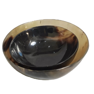 Tazón de Cuerno Natural Pulido Hecho a Mano - Tazón Elegante y Duradero para Ensaladas y Servir, Ecológico, Decoración Premium para Mesa de Comedor, Regalo - Product Image 5