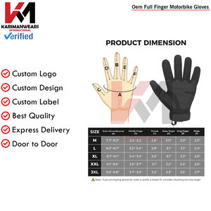 Guantes de Motocicleta Ligeros, de Alta Adherencia, Duraderos, Protección para las Manos, Ajuste Cómodo para Motociclistas - Product Image 6