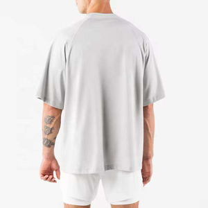 เสื้อยืดผู้ชายสไตล์สตรีทแวร์ฤดูร้อน ผ้าฝ้าย 100% ทรงโอเวอร์ไซส์ พิมพ์ลายตามสั่ง แขนสั้น ทรงหลวม ทรงบ็อกซี่ ไซส์พลัส - Product Image 2
