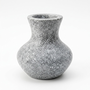 Jarrón Decorativo de Piedra Natural, Maceta Floral de Mármol Hecha a Mano, Adorno para Interiores del Hogar, Artesanía para Jardín Zen, Artículo Decorativo Tradicional de Primera Calidad - Product Image 1