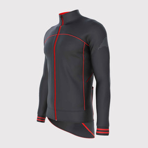 Long Sleeve Cycling <b>Jacket</b> Reflective Waterproof Bicycle Riding Apparel Custom Road <b>Bike</b> Clothing OEM ODM Factory Supplier - Product Image 6