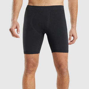 Shorts de sport OEM d'été décontractés pour l'entraînement musculaire, la course et la gym, couleur unie, respirants, séchage rapide, taille élastique - Product Image 4