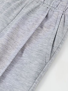 Everyday Casual <b>Pull</b> On Elastic Waist Soft Touch Athletic Leisure Gym Fitness Mid Length Comfortable Mens Relaxed Fleece Short - Product Image 3