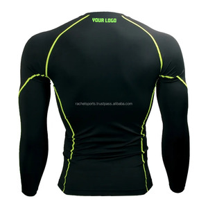 Mma Bjj Rash Guard Rash Guard de conception personnalisée en gros Sublimation imprimé Logo personnalisé Rash Guard - Product Image 6