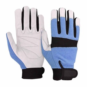 Gants de mécanicien en cuir de chèvre de haute performance, résistants, pour la sécurité industrielle, la protection des mains et le jardinage - Product Image 4