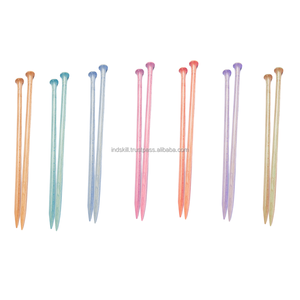 Juego de 2 Agujas de Tejer de Punta Única, Coloridas, de Alta Calidad, para Suéteres y Otras Prendas - Product Image 6