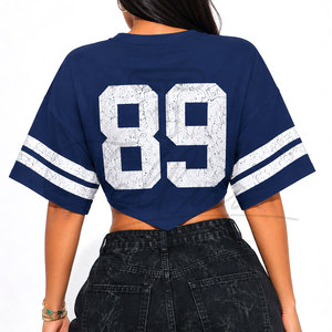 Maillot de football américain personnalisé avec votre logo, style vintage, tissu mesh, coupe courte, à vendre - Product Image 2