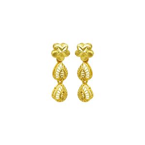 ชุดเครื่องประดับแต่งงานแบบตุรกีชุบทองไมโคร 14K 18K 24K ทองเหลืองขายส่ง ลายดอกไม้แบบดั้งเดิม - Product Image 5