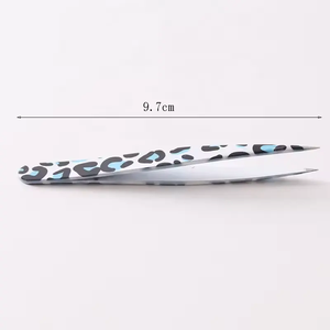 Ensemble de pinces à moustache professionnelles légères et réutilisables, mini-pince à sourcils droite en acier inoxydable avec une prise parfaite ANAAIF - Product Image 3