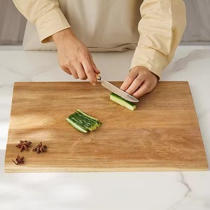 Planche à découper en bois, grande planche à hacher, planche de préparation alimentaire, planche de service, cuisine, fabricant direct - Product Image 5