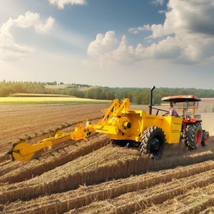 Heavy Duty Manual Trencher Machine <b>Trolly</b> Type 400cc Power 1800kg Weight - Product Image 2