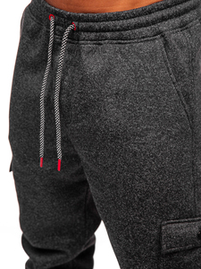 Pantalones Deportivos para Hombre al por Mayor, Pantalones de Chándal de Algodón y Poliéster con Forro Polar, Logotipo Personalizado, Estilo Urbano, Corte Ajustado - Product Image 2