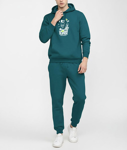 Vente en gros de sweats à capuche personnalisés pour hommes avec impression DTF, en molleton épais, en coton mélangé, fabricant OEM et ODM - Product Image 1