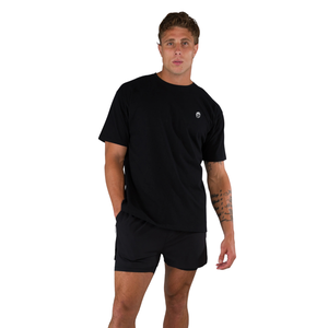 Camiseta Deportiva de Manga Corta para Hombre, para Gimnasio y Entrenamiento, Mezcla de Algodón, Estilo Urbano, Venta al Por Mayor OEM - Product Image 4