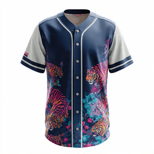 Uniformes de Béisbol Personalizados con Diseño de Rayas y Logotipo, Venta al Por Mayor, Sublimación, para Equipos y Clubes de Sóftbol y Béisbol, 2026 - Product Image 4