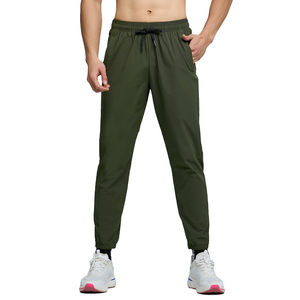 Pantalon de sport pour homme, écologique, respirant, à séchage rapide, léger, taille basse, en nylon et élasthanne, avec cordon de serrage - Product Image 2
