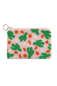 Customizable Color Multi-Beaded Heart Design Coin <b>Pouch</b> for Women & Girls Embroidery BY AFZA ENTERPRISES - Product Image 3