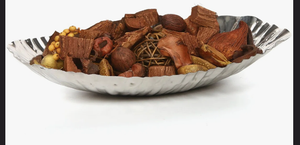 Bandeja de Servir de Acero Inoxidable con Diseño de Hojas Acanaladas, Elegante Plato de Metal para Dulces, Frutas, para Bodas, Fiestas y Hoteles - Product Image 5