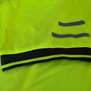เสื้อโปโลทำงานนิรภัยแขนสั้นแบบกันน้ำ สะท้อนแสง ได้รับมาตรฐาน CE สำหรับงานก่อสร้าง ยูนิเซ็กซ์ โพลีเอสเตอร์ ลดราคา - Product Image 4