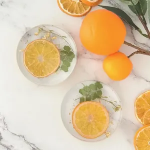 Stylish 5mm <b>Heat</b> Resistant Resin Coaster Set for Modern Dining Durable and <b>Reusable</b> Table Protector and Decoration - Product Image 6