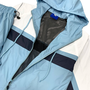 Trouser Outwear Sets for Gents Tracksuits Customized Plus Size Men's Windbreaker Tracksuits <b>Zip</b> <b>up</b> <b>Jackets</b> With Elastic Waist - Product Image 3