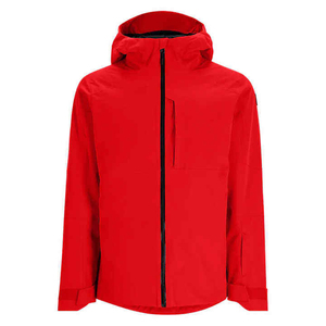 Veste de ski imperméable à capuche rouge pour homme, nouvelle conception 2026, avec fermeture éclair, matière Gore-Tex, vêtements d'extérieur - Product Image 1