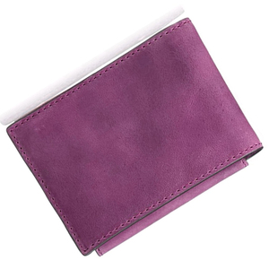Portefeuille en cuir antivol RFID avec fenêtre d'identification transparente, couleur et taille personnalisables, vente en gros, fonctionnel, porte-cartes RFID pliable - Product Image 4