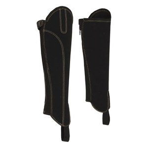 Mini-chaps en cuir souples pour chevaux, avec sangle de réglage, pour l'entraînement équestre en extérieur - Product Image 1