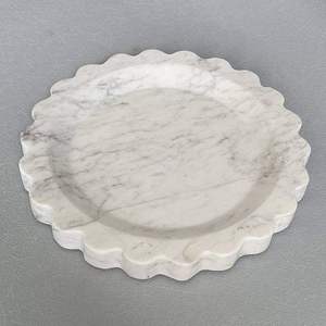 Premium Resin <b>Tray</b> with Heavy Duty Feel for Snack Serving Tea Coffee Plate <b>Candle</b> Stand Art Craft Setup and Jewelry Display Use - Product Image 3