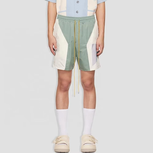 Windproof Men Short Zipper Hoodie Set Training Jogging Wear Tracksuits Custom Logo Nylon Short for Men Summer Adults Shorts Set - Product Image 3