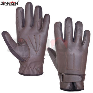 Gants d'équitation en cuir de chèvre 100% véritable, parmi les plus vendus, personnalisés, à doigts complets, haute performance, pour hommes - Product Image 4