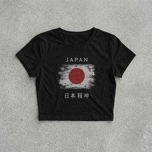 Custom Country Flag Baby Tee Women <b>Y2K</b> Crop <b>Top</b> Polyester Spandex Knit Anti Pilling T-Shirt - Product Image 6