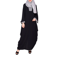 Nouvelle Abaya Maxi Style Parapluie Turc 2025 pour Femmes Musulmanes, Anti-statique, Respirante, Légère, en Polyester Extensible dans les Quatre Sens