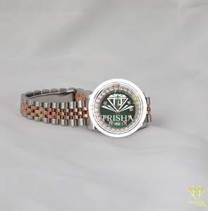 Reloj de pulsera de diamantes premium para mujer, reloj de cuarzo de lujo con brazalete de acero inoxidable, elegante reloj de joyería de moda para bodas y ocasiones especiales. - Product Image 5
